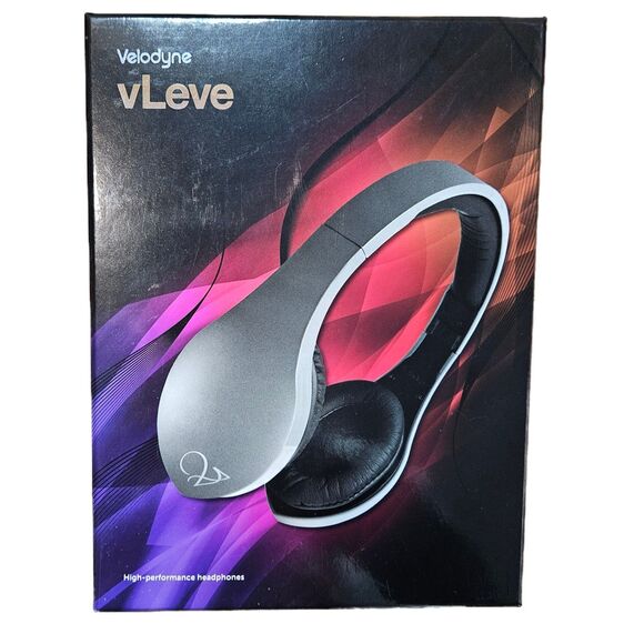 Velodyne vLeve On-Ear High Performance Headphones (Silver) New In Box - Picture 1 of 9